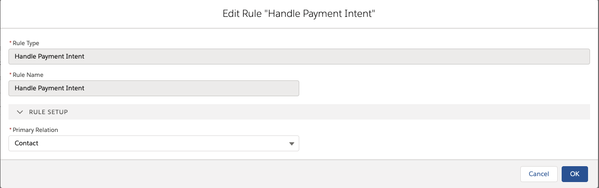 Handle Payment Intent