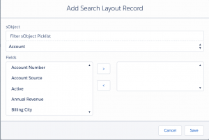 Manual Review add search layout record
