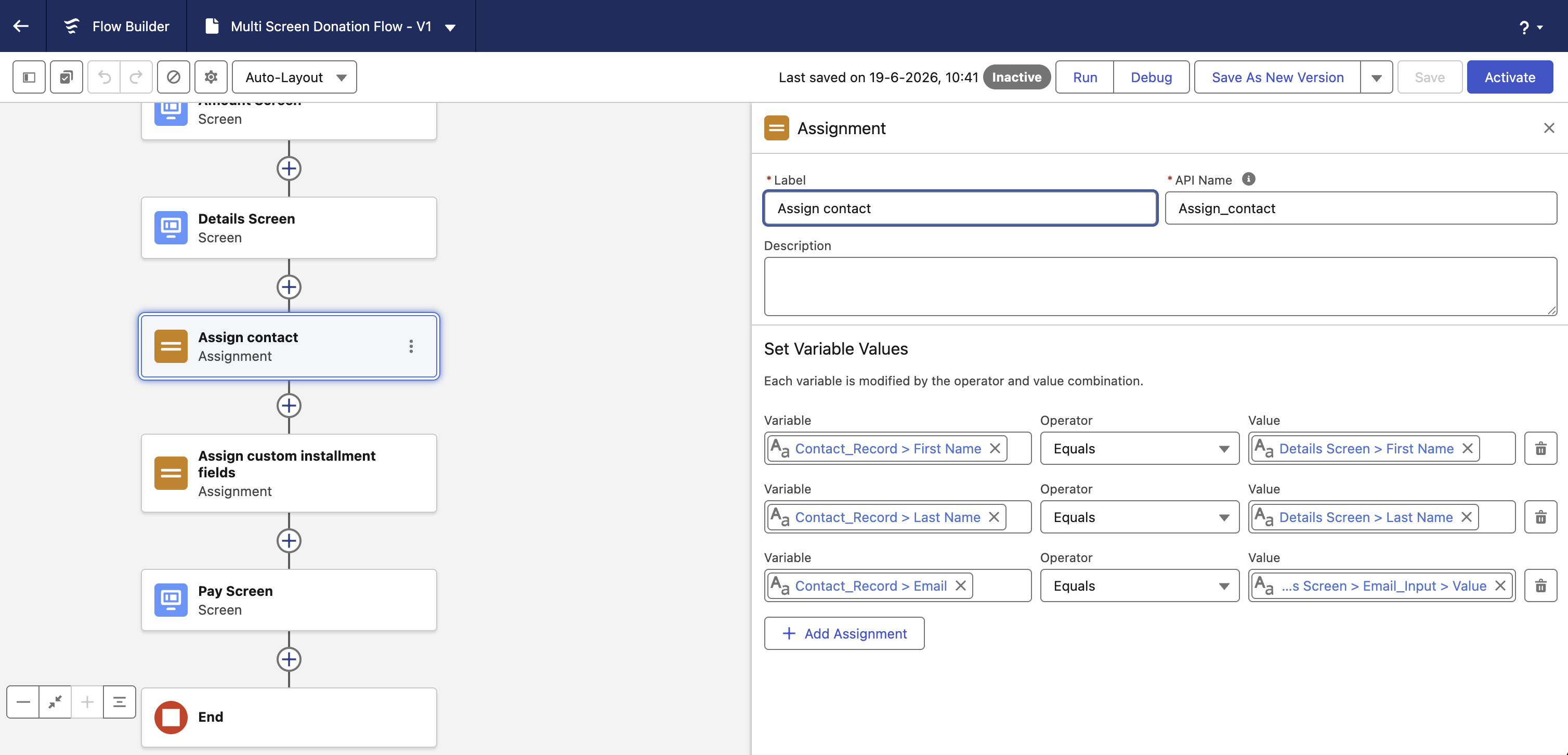 Component value as single Flow resource